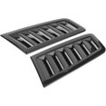 thumbnail image 5 of Car Bonnet Vents, Pack of 2 Black ABS Plastic Universal Auto Bonnet Air Vents Engine Hood Vents Car Hood Vent Scoop Kit Car Exterior Decorative Parts Fit for Focus RS MK2, 5 of 9