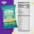 thumbnail image 2 of Outstanding Foods Vegan Cheese Balls - Plant Based, Dairy Free, Gluten Free, Low Carb, Kosher Cheese Snacks - Source of 20 Essential Vitamins and Minerals - Garlic Parmesan, 1.25 oz, 8 Pack, 2 of 6