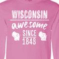 thumbnail image 4 of Inktastic Wisconsin Awesome Since 1848 Long Sleeve T-Shirt, 4 of 5