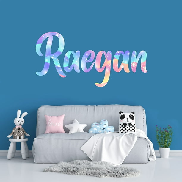 Name on sale wall decals