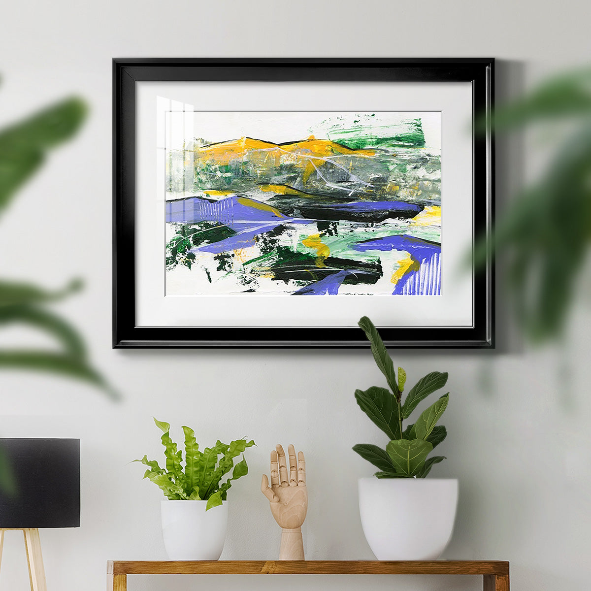 Silent Mountain III Premium Framed Print - Ready to Hang