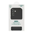 thumbnail image 5 of onn. Samsung Galaxy S25 Rugged Phone Case with Built-in Kickstand & Smartport Protection, Clear/Black, 5 of 5