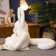 thumbnail image 3 of Cute Bat Bunny Plush Pillow Kawaii Bat Rabbit Stuffed Animal for Kids White 12, 3 of 4