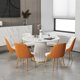 thumbnail image 5 of Small Apartmen Dining Table Round Center Nordic White Coffee Tables Chairs Organizer Muebles Living Room Furniture My Lux Decor Round, 5 of 16