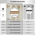 thumbnail image 3 of MEC 2 Pack Wrap Around Curtain Rods Wood, Blackout Heavy Duty Curtain Pole for Windows 28 to 48 Inch, 1" Decorative Room Darkening Curved Boho Drapery Rod (Wood/Unique Design/All Matel), 3 of 18
