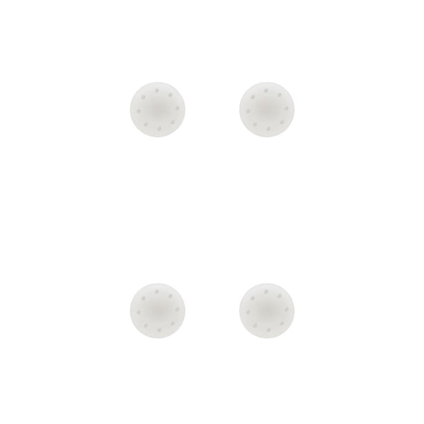Injueey 2 uds Gamepad Thumbstick funda protectora de silicona Joystick Cap controlador de juego reemplazo para One transparente Transparente 2piezas