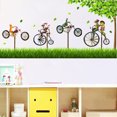 thumbnail image 3 of Rana conejo en bicicleta pegatina de pared autoadhesiva pegatina de pared para sala de estar dormitorio cocina decoración del hogar JAMW Sencillez, 3 of 5