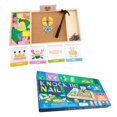 thumbnail image 4 of Bloques para golpear Montessori, juguete para golpear, habilidades motoras finas, formas, rompecabezas, borde liso para niños y niñas de más de 3 años Baoblaze golpeando bloques, 4 of 8