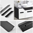 thumbnail image 4 of 10x Pomos de puerta Tiradores de puertas de armario de cocina Cajón de armario Muebles de dormitorio Distancia central de tracción 64 mm, Aluminio, con tornillos, 4 of 5
