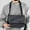 Gray, variant on Yaoyar Messenger Shoulder Aesthetic Crossbody Cute Bag, Lightweight Waterproof Travel Tote Satchel Purse Bags Business Bag