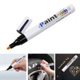 thumbnail image 2 of Waterproof Permanent Paint Marker for Car Tire and Wheel Touch-Up, White, 1 Piece, 2 of 10