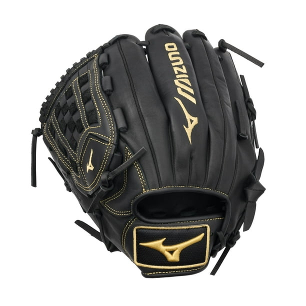 Mizuno GMVP1200P4 MVP Prime Pitcher/Outfield Guante de béisbol de 12 pulgadas con red de tartán arqueada para mano izquierda