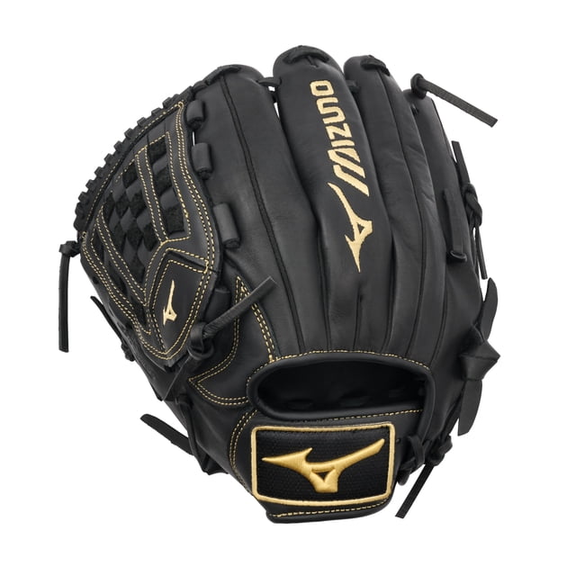 Mizuno GMVP1200P4 MVP Prime Pitcher/Outfield Guante de béisbol de 12 pulgadas con red de tartán arqueada para mano izquierda
