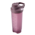thumbnail image 1 of Mainstays 24oz Shaker Cup and Gym Water Bottle, Purple, with Twist on Lid and Ball, Plastic, 1 of 11