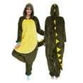 thumbnail image 2 of Uaswgudfs Adult Fluffy Hooded Animal Onesie Pajamas Cozy Sleepwear Bunny Costume Loungewear for Women, 2 of 7