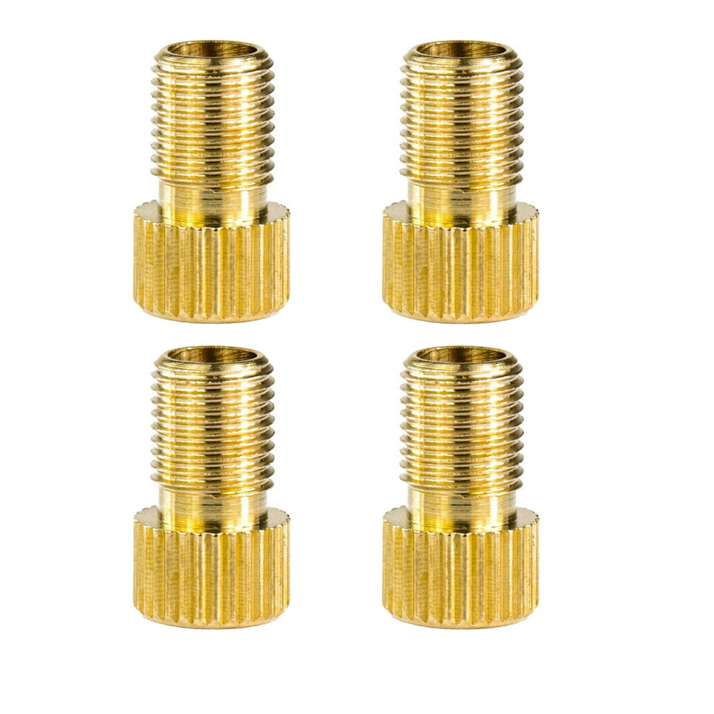 iLH Bicycle Valve Adapter DV & SV (Dunlop & French Valve) to AV (Car Valve) With Rin Walmart