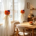 thumbnail image 5 of Miwamany Halloween Curtain Tiebacks 2pc, Polycotton Playful Doll Drape Holdbacks, Spooky Pumpkin Ghost Window Door Home Decor Ornament, 5 of 6