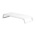 thumbnail image 3 of Almencla Computer Monitor Riser Desk Shelf Riser Desktop Shelf Portable Wood Easy to Install Monitor Stand Desk Computer Monitor Stand white ang white, 3 of 8
