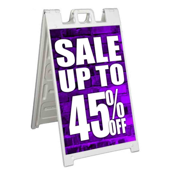 Sale Up To 45 Percent Off (24" X 36") Standard A-Frame Signicade, Includes Decal Applied To Stand