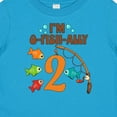 thumbnail image 4 of Inktastic I'm O-fish-ally Two Fishing Birthday Boys or Girls Baby T-Shirt, 4 of 5
