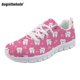 thumbnail image 1 of Zapatillas planas con estampado de dentista de Doginthehole para mujer, ligeras y cómodas, con dibujos animados, de malla, 1 of 6