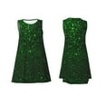thumbnail image 7 of Haiem Green Sparkling for Women’s Summer Dresses – Casual Sleeveless Tank Loose Sundress, Lightweight Beach Dress, 7 of 7