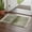 Sage Green, variant on Gray Bathroom Rug 2'x3', Retro Oil Painting Modern Abstract Art Aesthetics Low Profile Front Entryway Rug with Tassels, Woven Cotton Washable Kitchen Mat Carpet for Foyer Bedroom Back Door Decor