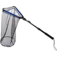 thumbnail image 3 of Fishing Landing Net with Telescoping Pole Handle, Fishing net Freshwater for Kids Men Women, Extend to 40-63 Inches, 3 of 7