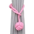 thumbnail image 1 of 2 Pack Attaches de Rideaux, Attaches en Corde de Coton Naturel Fait Main, Décorations Rurales pour Rideaux, Rideaux, Salon, Bureau, 1 of 7