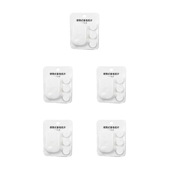 Bearachild Jabón Papel Mano Desechable Toallas Toallas Limpieza Exterior Piel Rebanada Baño Espuma JasmineScent Type2 NO2