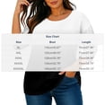 thumbnail image 3 of Qulqfy Tie Dye Graphic Tees For Women Scoop Neck Fall Plus Size 3/4 Length Sleeve Boho Spring Casual Comfy Knit Dressy Womens Tops Summer 2XL, 3 of 8