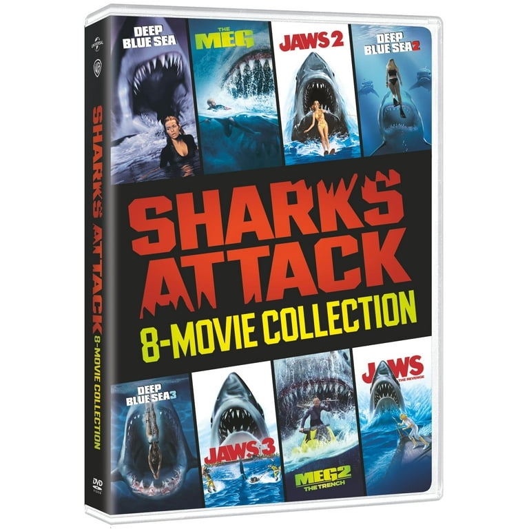 Sharks Attack 8 Film Collection (DVD), Action, Warner Bros