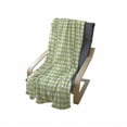 thumbnail image 3 of Oriental Soft Flannel Fleece Throw Blanket, Style Symmetric Pattern with Eastern Ornamental Illustration, Cozy Plush for Indoor and Outdoor Use, 70" x 90", Pale Green White, by Ambesonne, 3 of 5