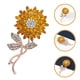 thumbnail image 4 of Broche de girasol Broche de aleación Pin Broche decorativo Chaquetas Broche Decoración, 4 of 8
