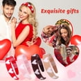 thumbnail image 6 of TUWAFE Valentines Day Headband for Women, Heart Love Hairband for Girls Wide Furry Head Band Elastic Non-Slip Headhoop for Adults, 6 of 7