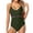 Green, variant on USSUMA Beach Vacation Clothes for Women Solid Color One Piece Swimsuit Bathing Suit Hollow out Mesh Lightweight Womens Fashion for Casual Black Tax Free Weekend