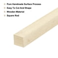 thumbnail image 4 of Square Wooden Sticks, 20"x0.2"x0.2" Dowel Rod Unfinished Hardwood Stick Craft Twigs Log Stick for DIY Crafts 20pcs, 4 of 5