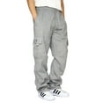 thumbnail image 1 of Dream USA Heavyweight Cargo Sweatpants, Gray, 2XL, 1 of 1