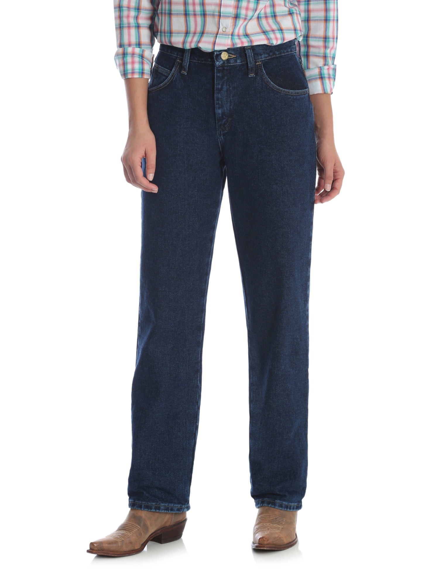 wrangler blues women's relaxed jean