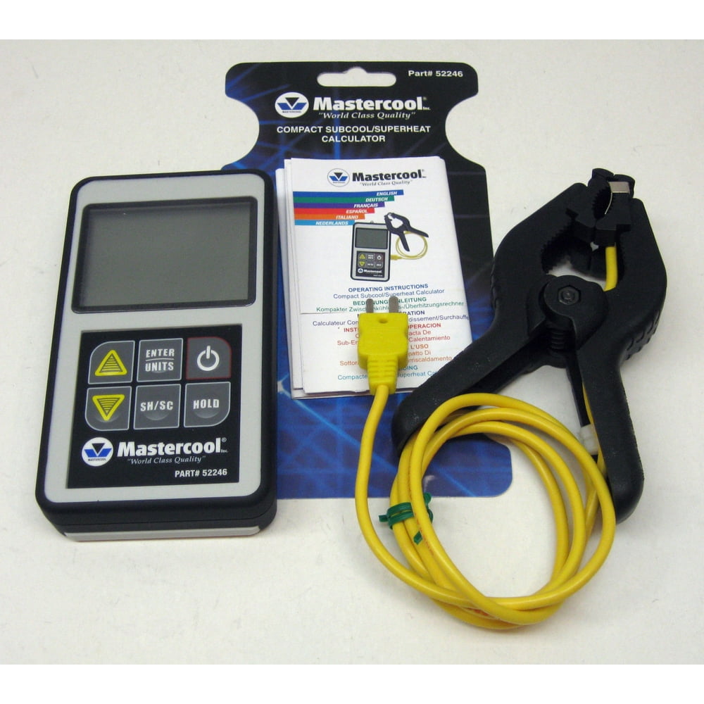 52246 Mastercool Superheat Subcool Calculator Digital A/C HVAC