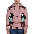 thumbnail image 3 of Saiise The Binding of Isaac Men's Graphic Print Long Sleeve Drawstring Hoodie Pullover Sweatshirt-, 3 of 6