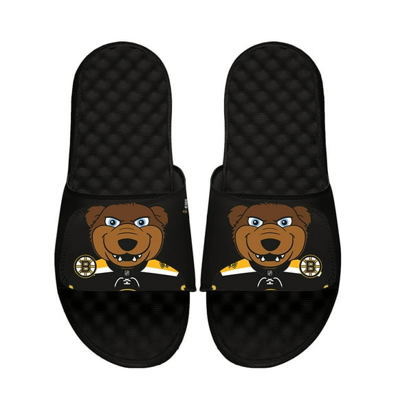 Unisex ISlide  Black Boston Bruins Team Mascot Slide Sandals