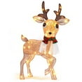 thumbnail image 6 of 37 Inch Lighted Christmas Deer, 60 LED Pre-lit Lighted Christmas Deer Outdoor Decorations, Plug-in Deer Christmas Decor for Yard, Porch, Garden & Patio, 6 of 7