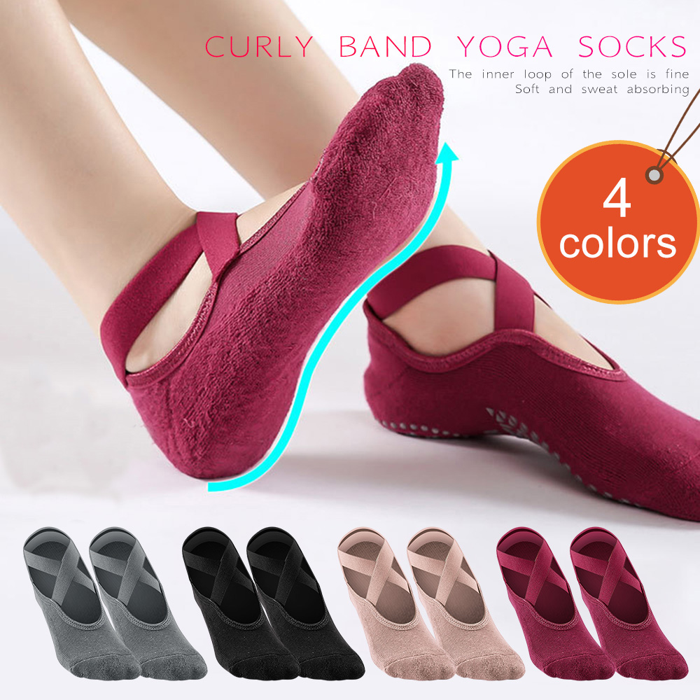 Non Slip Yoga Socks for Women,Sticky Sock for Pilates & Pure Barre & Walking & Bikram Fitness Socks with Grips 