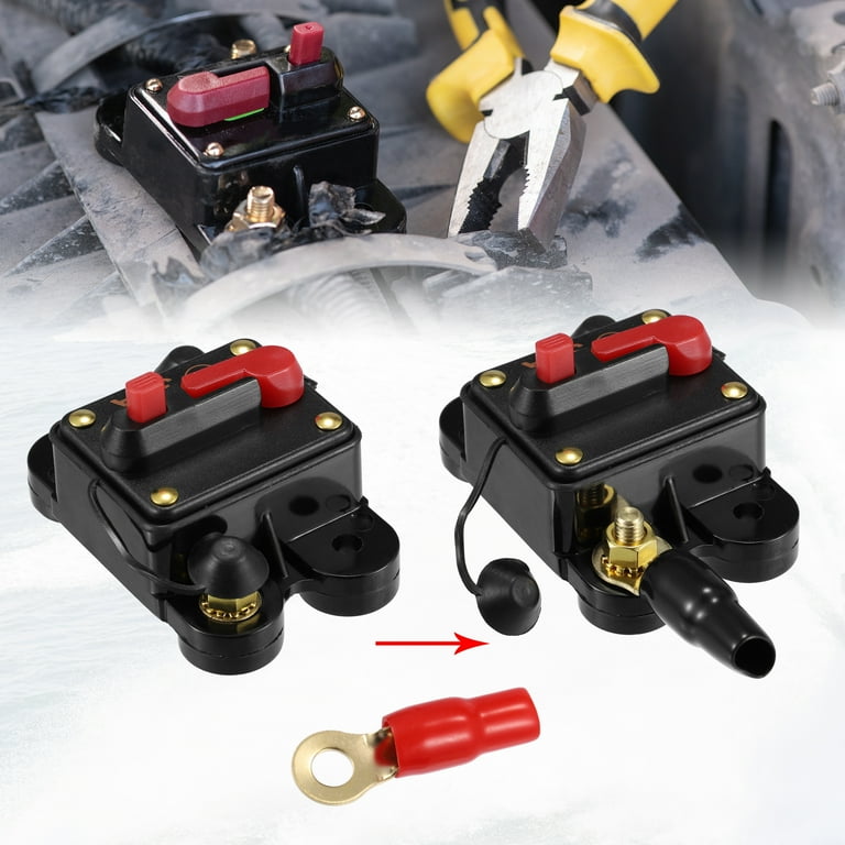 Sell Inline Auto Waterproof 100-AMP Circuit Breaker Manual Reset Switch 12V In Shenzhen, China - Foto 8
