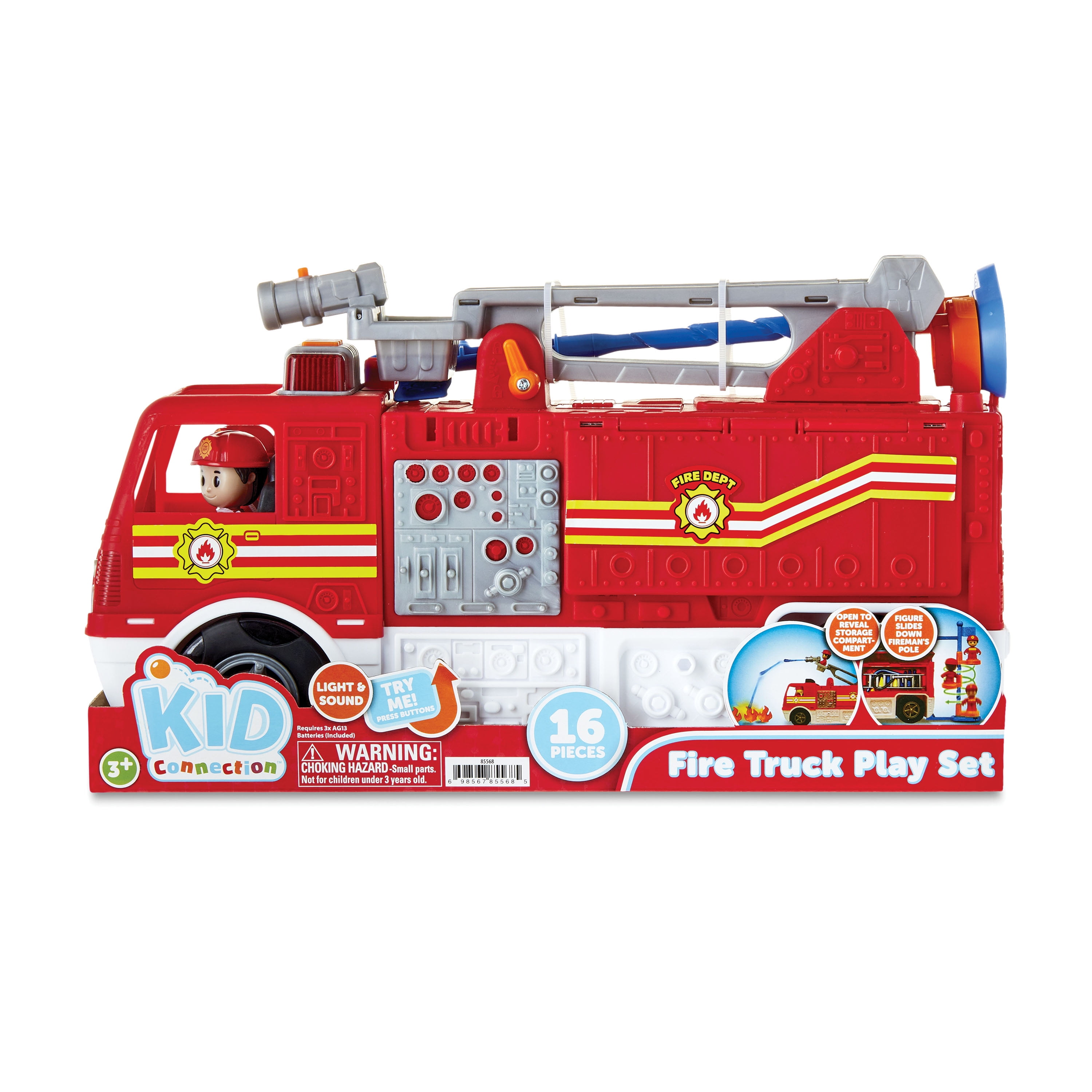 Kid Connection Fire Truck Playset