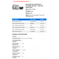thumbnail image 2 of Rear Brake Pad and Rotor Kit 6 - Compatible with 2021 - 2023 Ford Bronco Sport 2022, 2 of 2