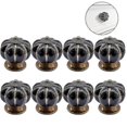 thumbnail image 2 of 8 Pcs Drawer Knobs Dresser Furniture Knobs Ceramic 38mm Door Knobs Best GiftBlack, 2 of 4