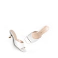 thumbnail image 5 of Dream Pairs Womens slip on heeled square toe sandals, 5 of 7