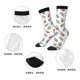 thumbnail image 5 of Fotbe Milk Tea Calcetas Largas con Estampado para Hombre y Mujer – Calcetas de Compresión Transpirables y Elásticas, Viajar y Uso Diario Talla 5-11, 5 of 6